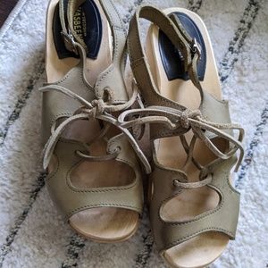 Swedish Hasbeen Lace Up Sandals Size 38/7.5